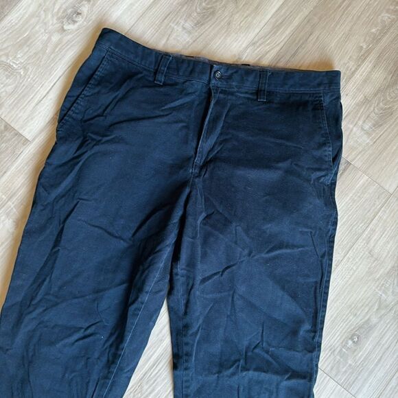 Apt 9 Premier Flex Regular Fit Navy Blue Pants Slacks Size 36x32 - Picture 3 of 7